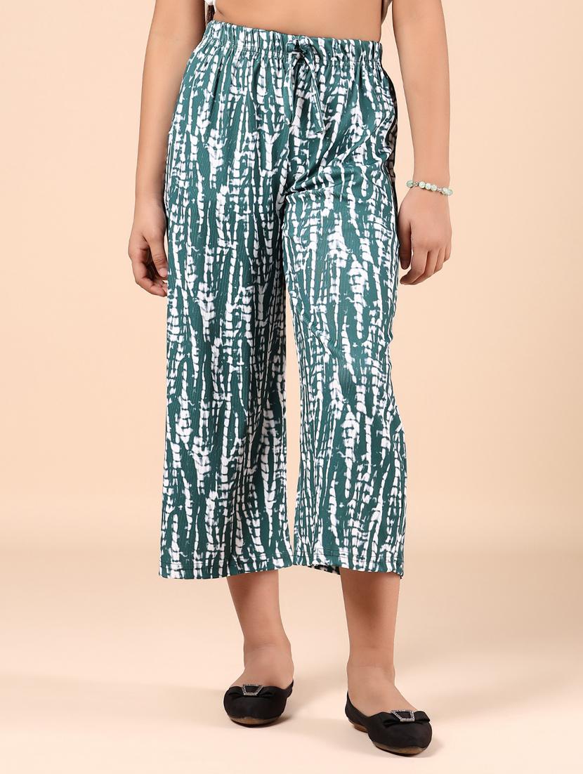 girls printed mid rise culottes - 21874290 -  Zoom Image - 0