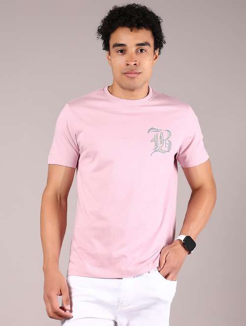 men printed short sleeve regular fit t-shirt - 21874330 - Standard Image - 0
