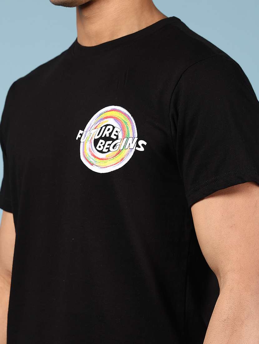 men printed short sleeve regular fit t-shirt - 21874335 -  Standard Image - 3
