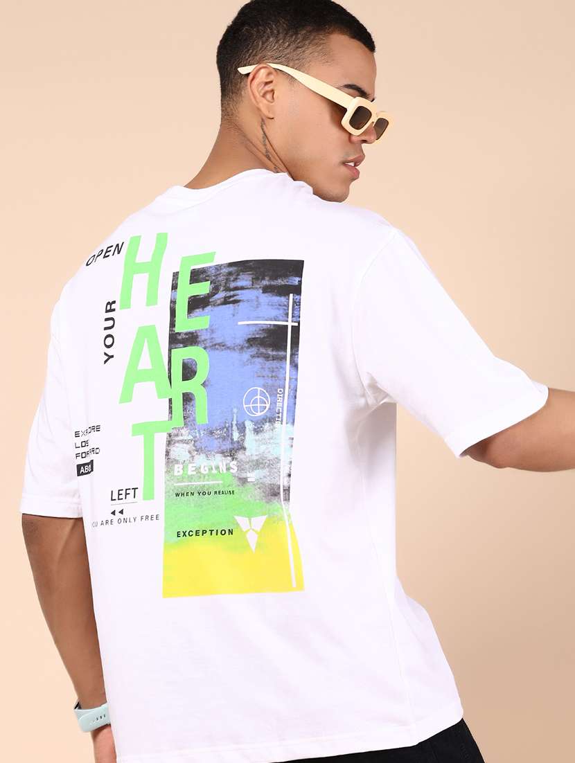 men printed short sleeve regular fit t-shirt