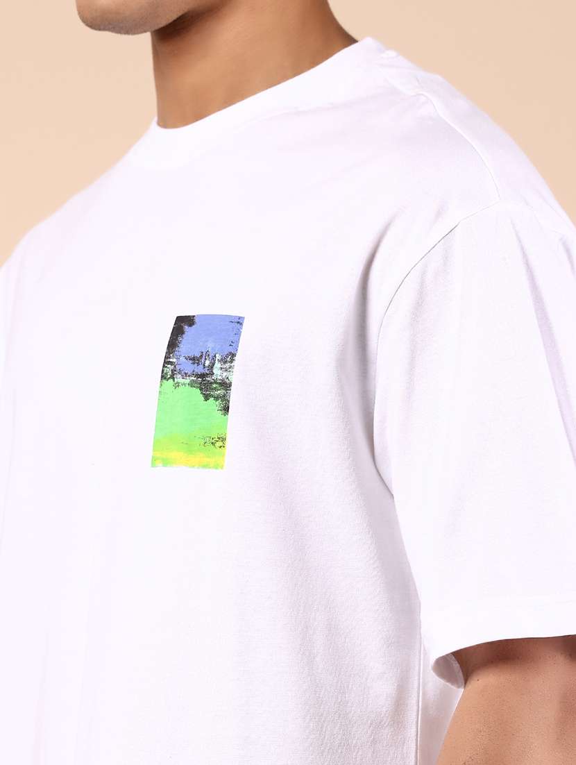 men printed short sleeve regular fit t-shirt - 21874347 -  Standard Image - 3
