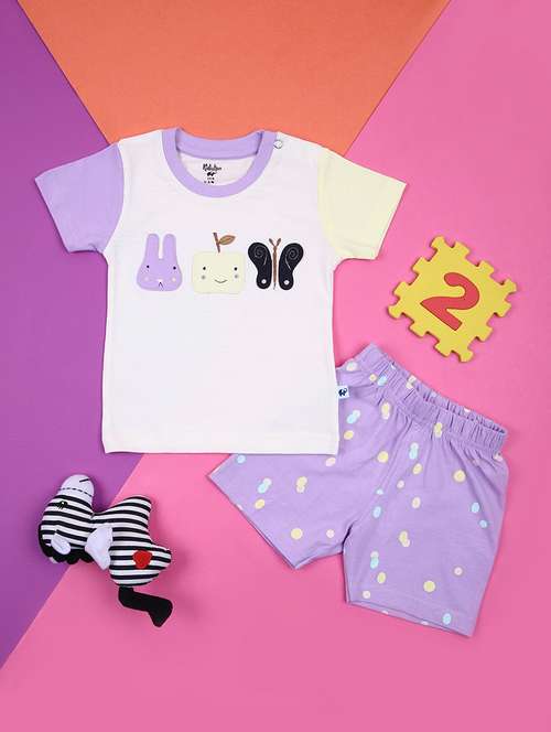 kids printed t-shirt and short set - 21874359 -  Standard Image - 0