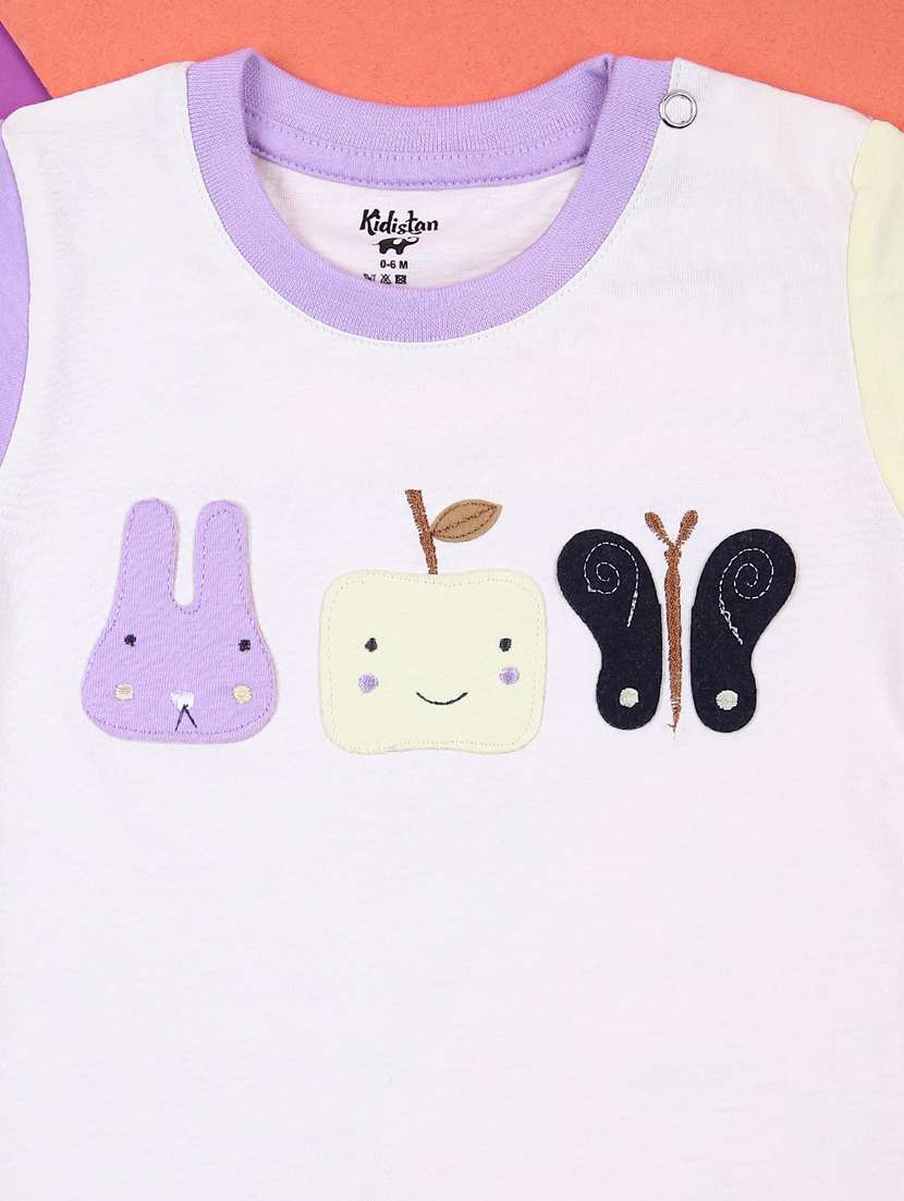 kids printed t-shirt and short set - 21874359 - Standard Image - 3