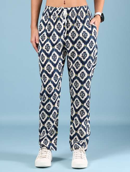 women printed low rise loungewear pajamas - 21874366 -  Standard Image - 0