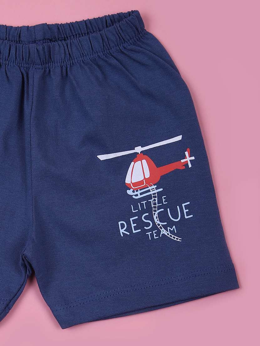 kids printed t-shirt and short set - 21874395 - Standard Image - 3