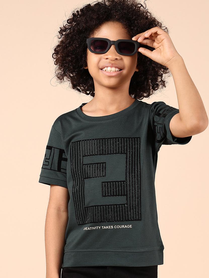boys printed t-shirt and shorts co-ord set
