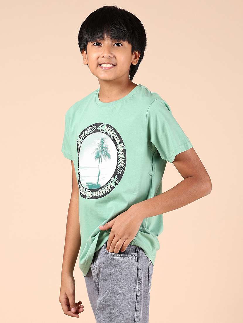 olive cotton single jersey tshirt - 21874456 - Standard Image - 5