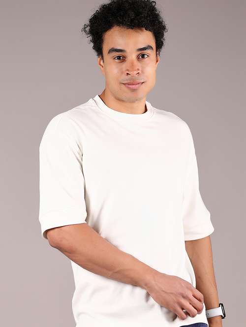 men solid short sleeve loose fit t-shirt - 21874465 -  Standard Image - 0