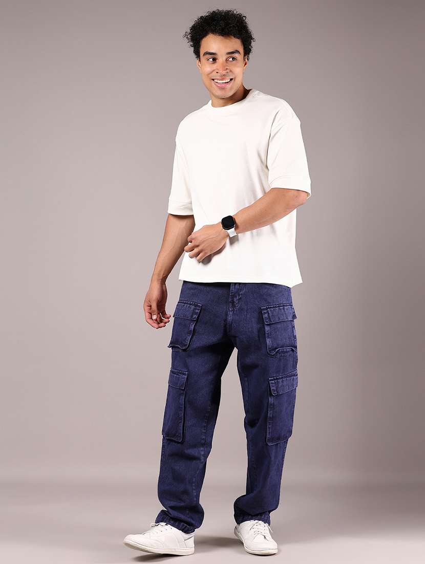 men solid short sleeve loose fit t-shirt - 21874465 - Standard Image - 5