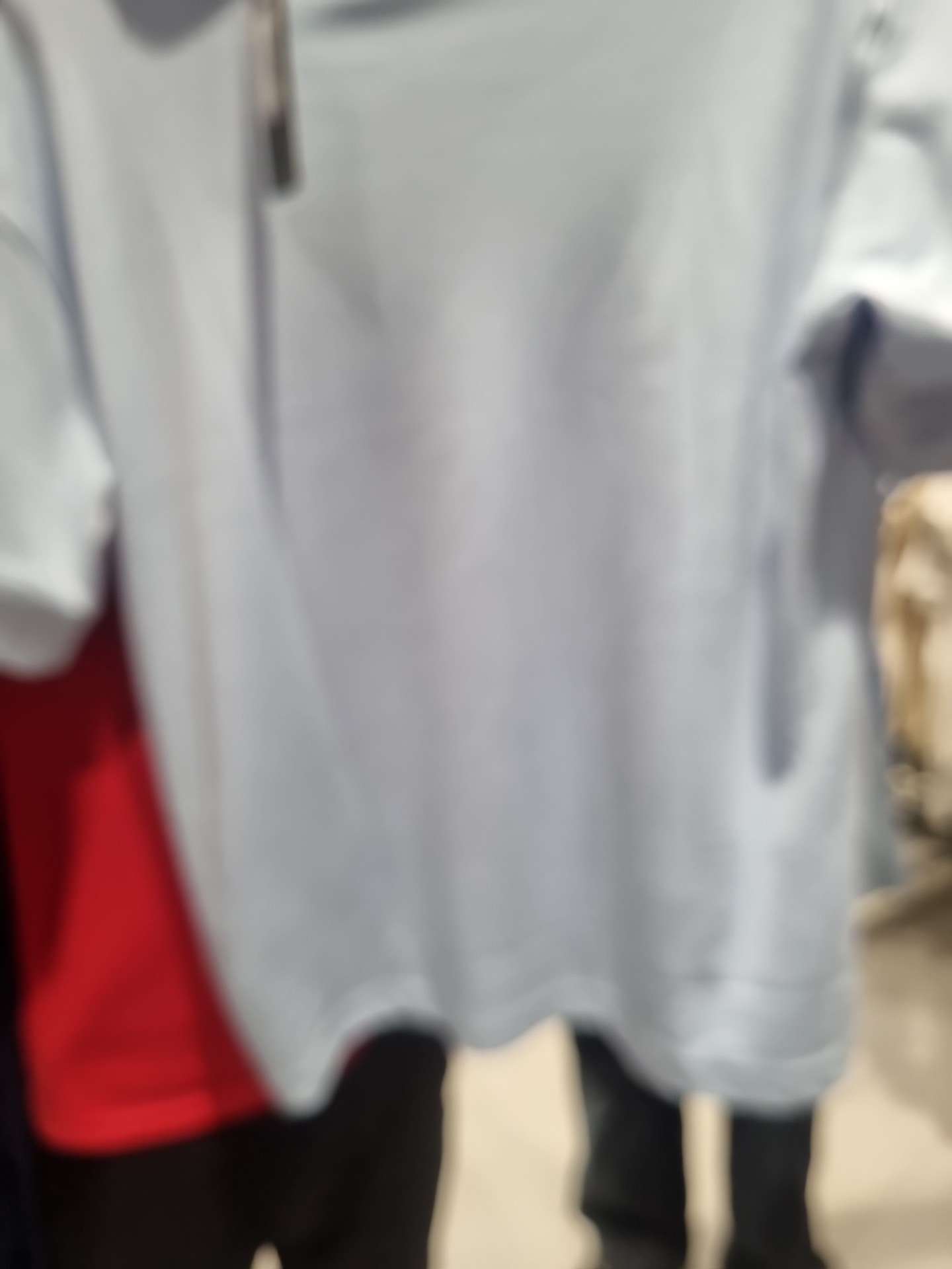 sky blue poly cotton interlock tshirt - 21874466 - Zoom Image - 0