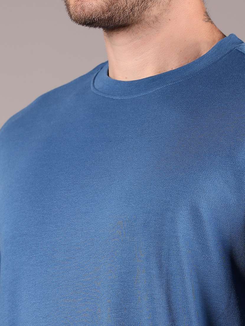men solid short sleeve loose fit t-shirt - 21874468 -  Standard Image - 3