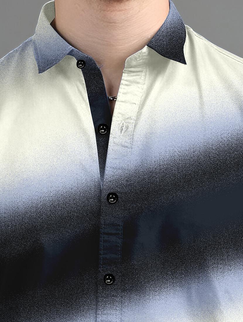 men printed long sleeves casual shirt - 21874549 - Standard Image - 3