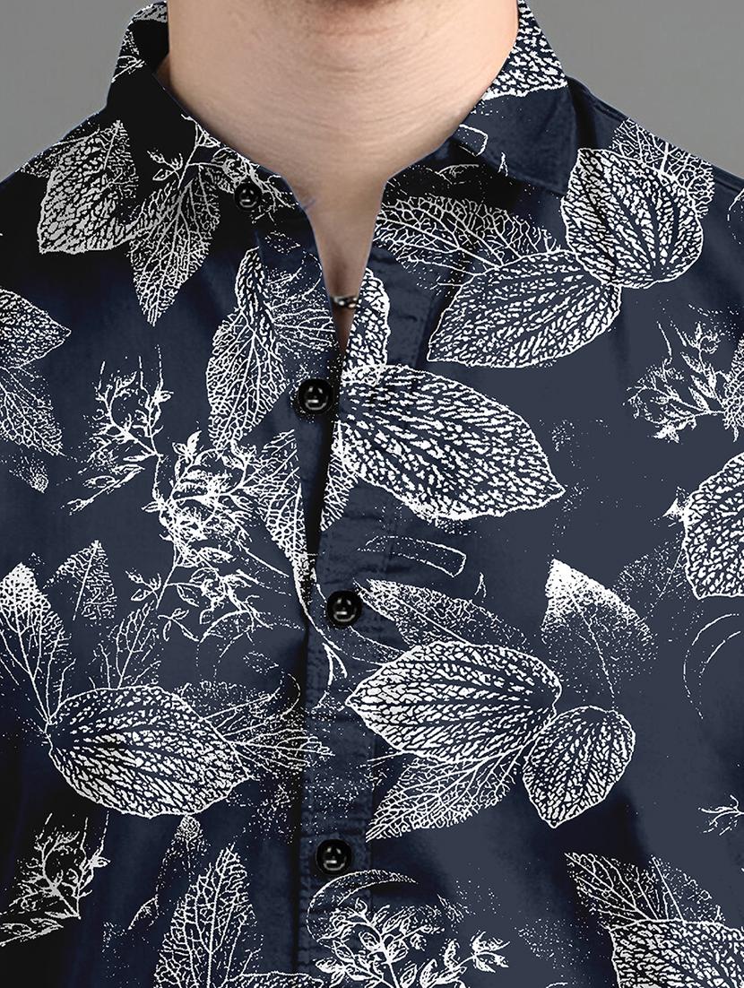 men printed long sleeves casual shirt - 21874554 - Standard Image - 3