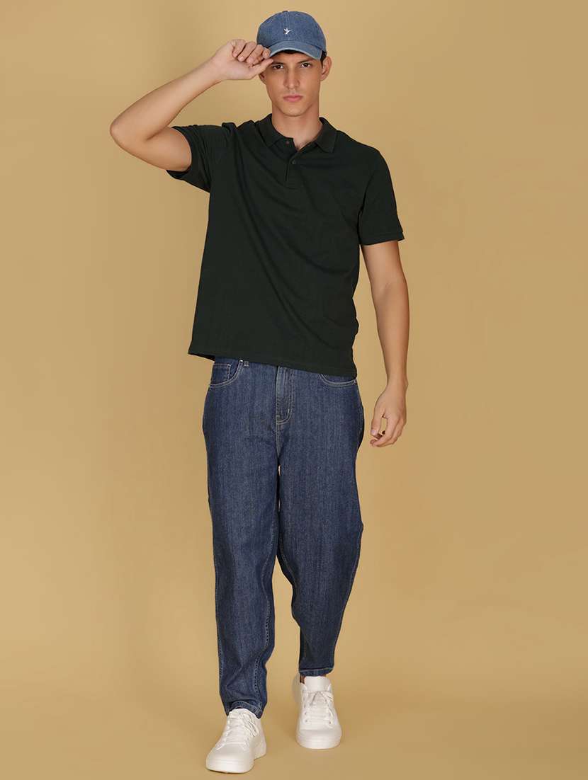 men solid short sleeve regular fit polo t-shirt - 21874698 - Standard Image - 3