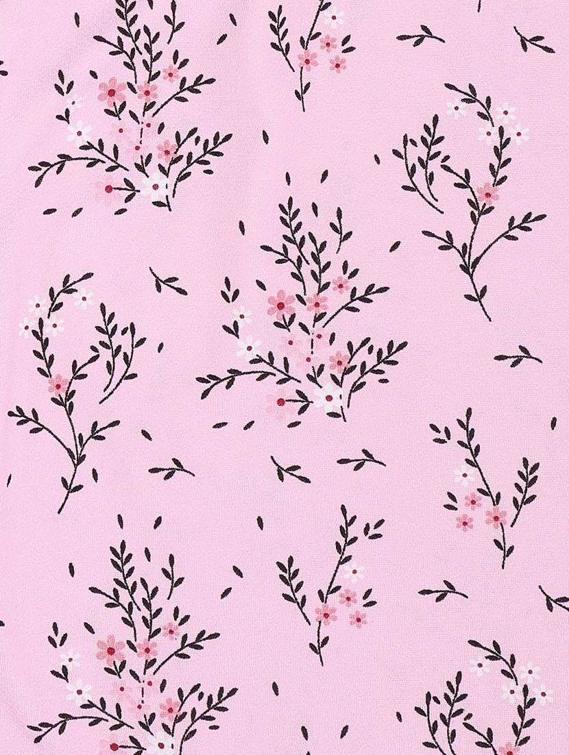 pink cotton blend shorts and threefourth - 21874731 -  Standard Image - 3