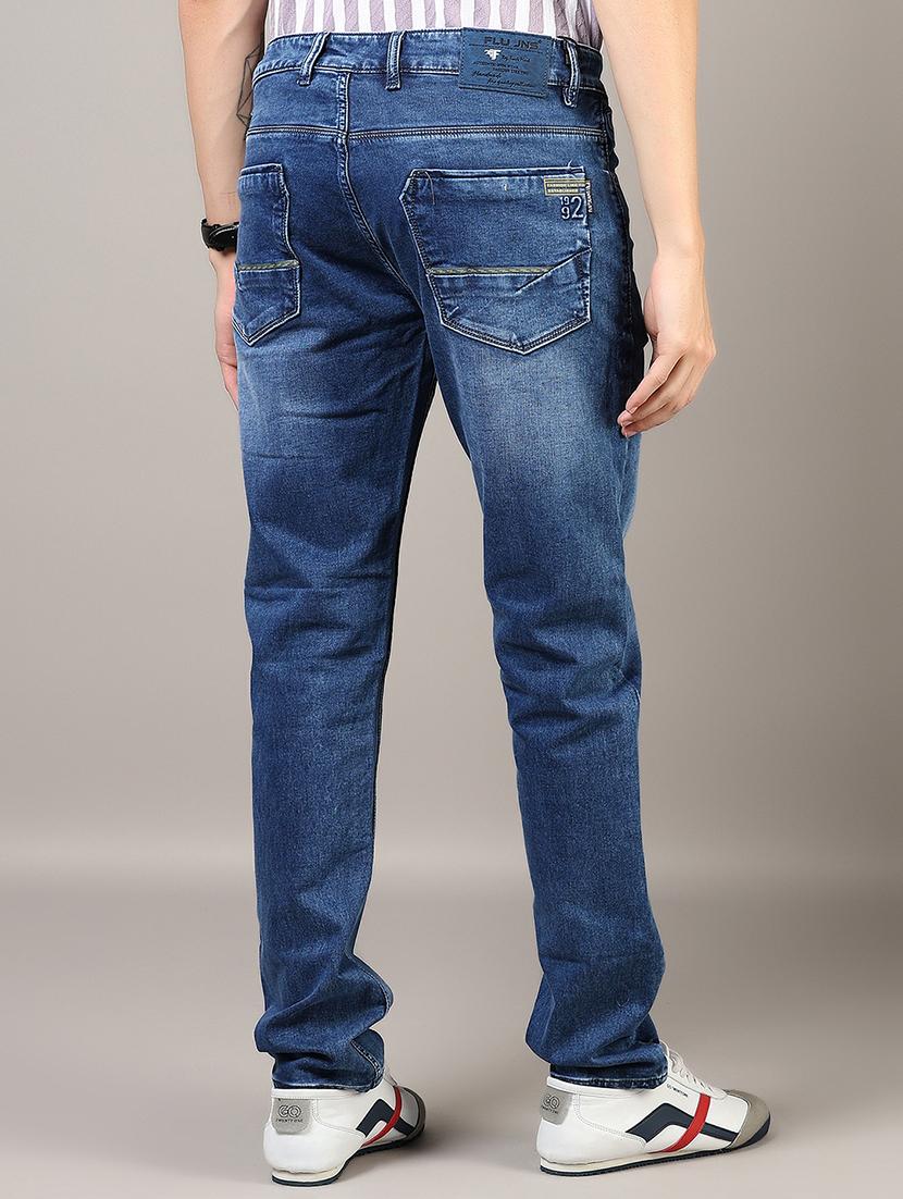 men solid mid rise relaxed fit jean - 21878522 - Standard Image - 3