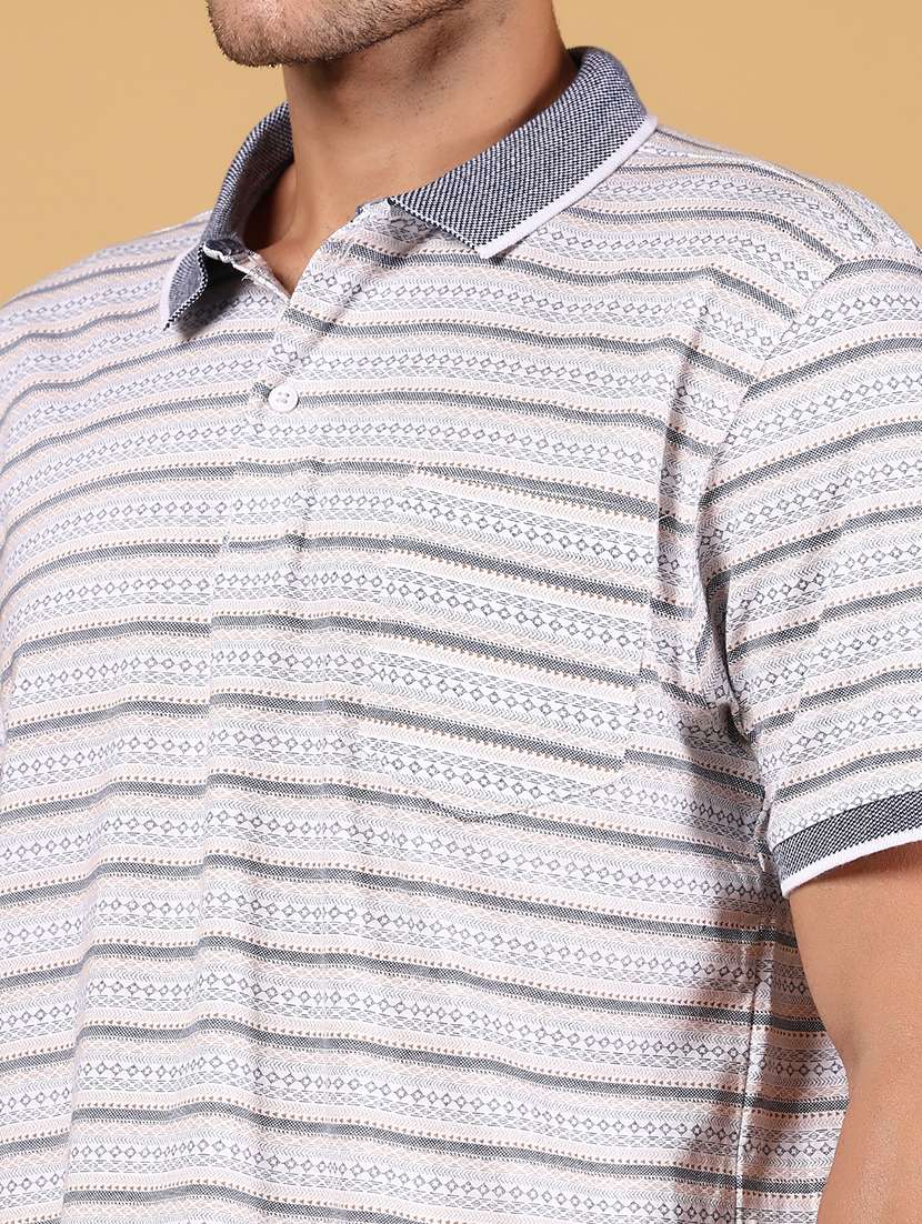 white cotton all over print tshirt - 21879134 - Standard Image - 3