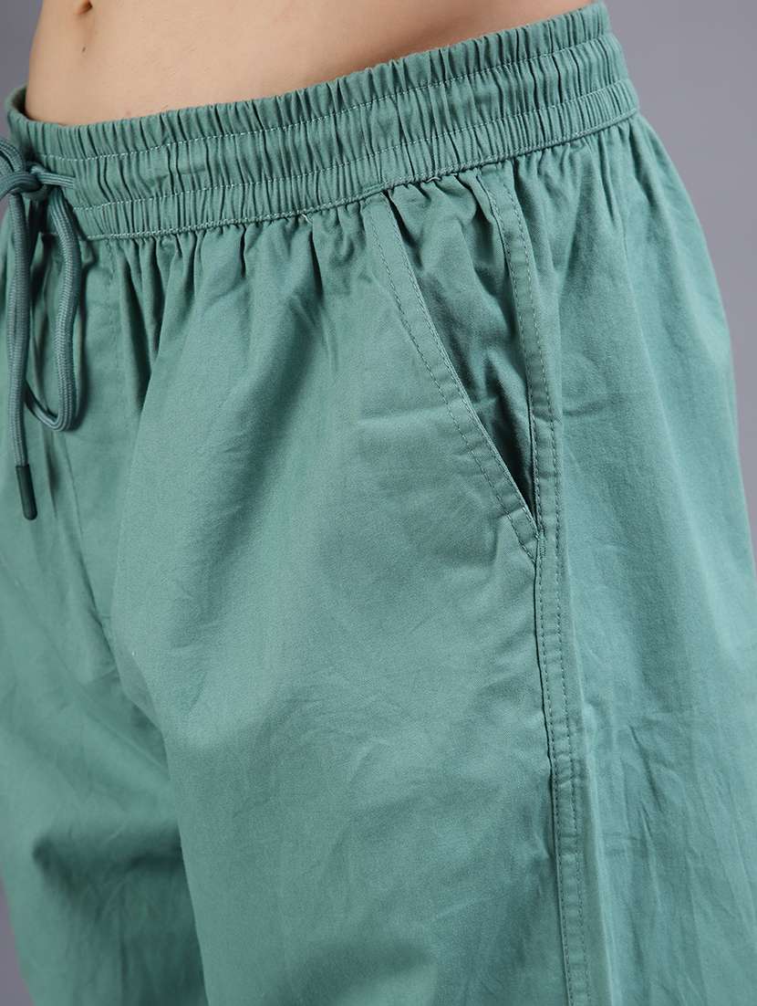 men solid mid rise relaxed fit jogger - 21880768 -  Standard Image - 5