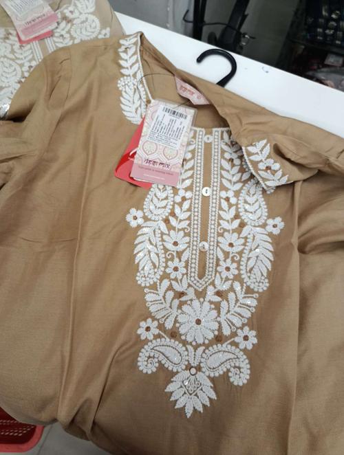 light brown rayon tshirt - 21880815 - Standard Image - 0