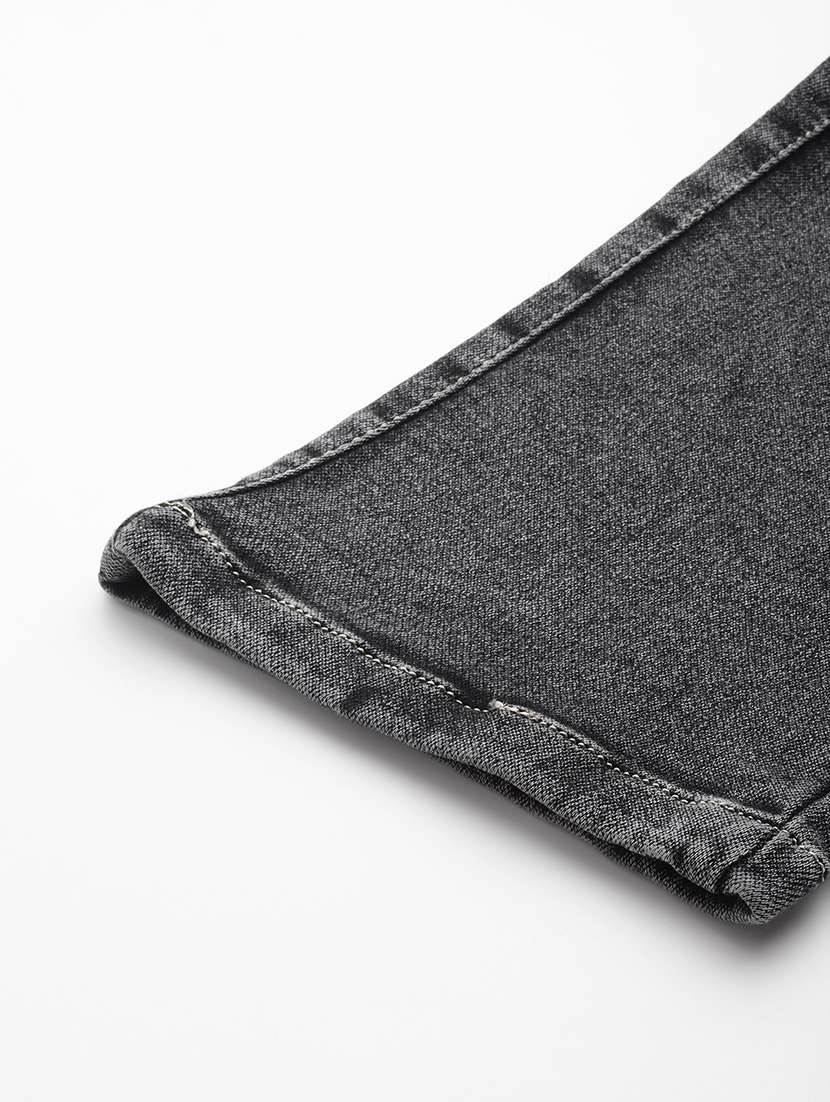 women solid mid rise denim cargo - 21880956 -  Standard Image - 5