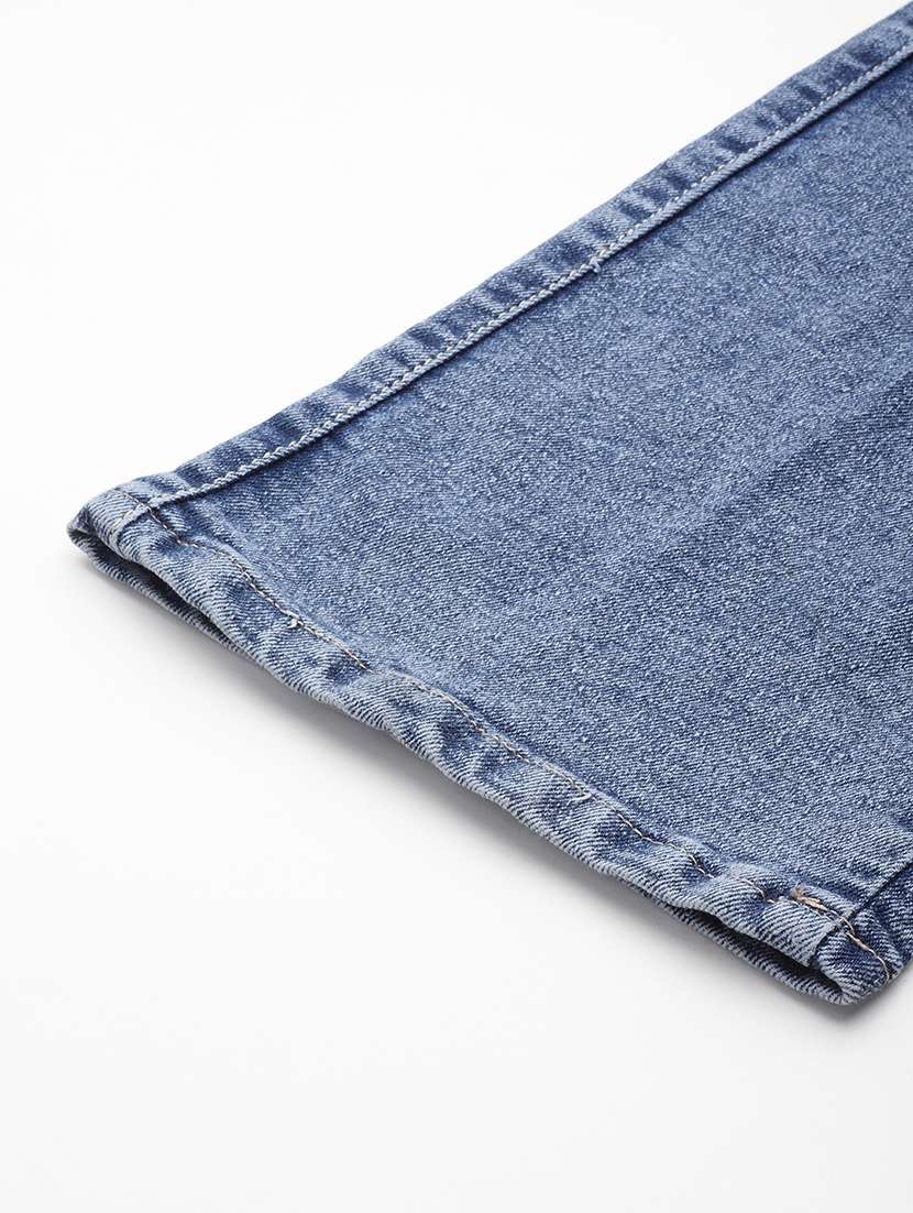 women solid mid rise denim cargo - 21880965 -  Standard Image - 5