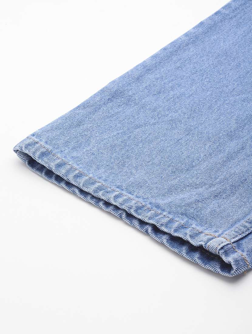 women distressed high rise straight fit jean - 21880970 - Standard Image - 5