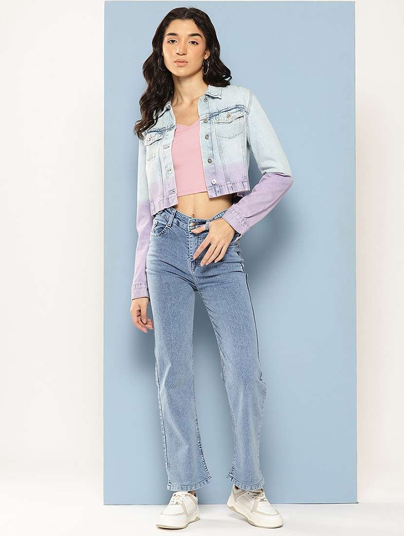 women solid mid rise bootcut jean - 21880988 - Standard Image - 3
