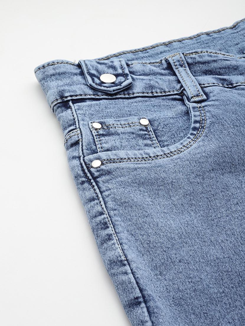 women solid mid rise bootcut jean - 21880988 - Standard Image - 5