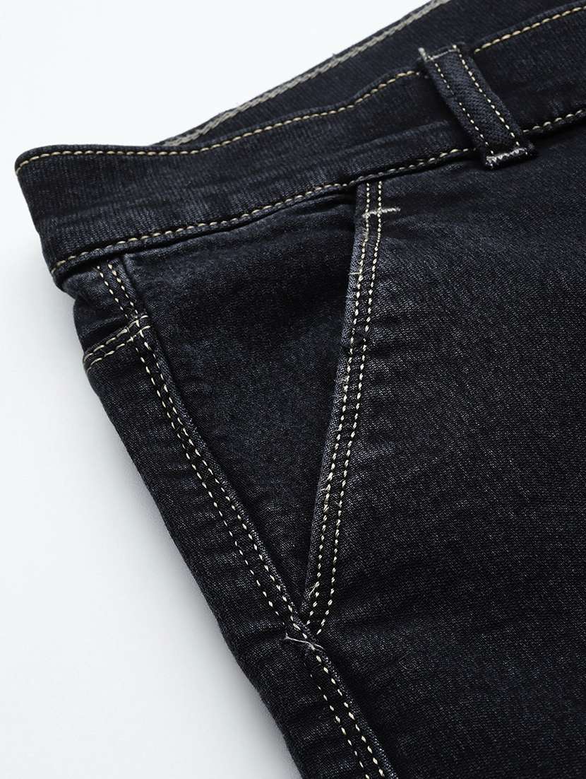 women solid mid rise denim cargo - 21880991 -  Standard Image - 5