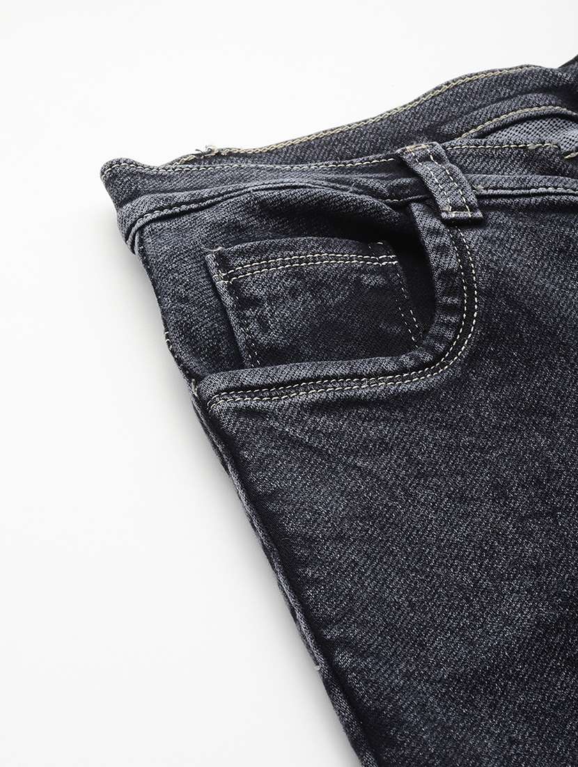 women solid low rise bootcut jean - 21881009 -  Standard Image - 5