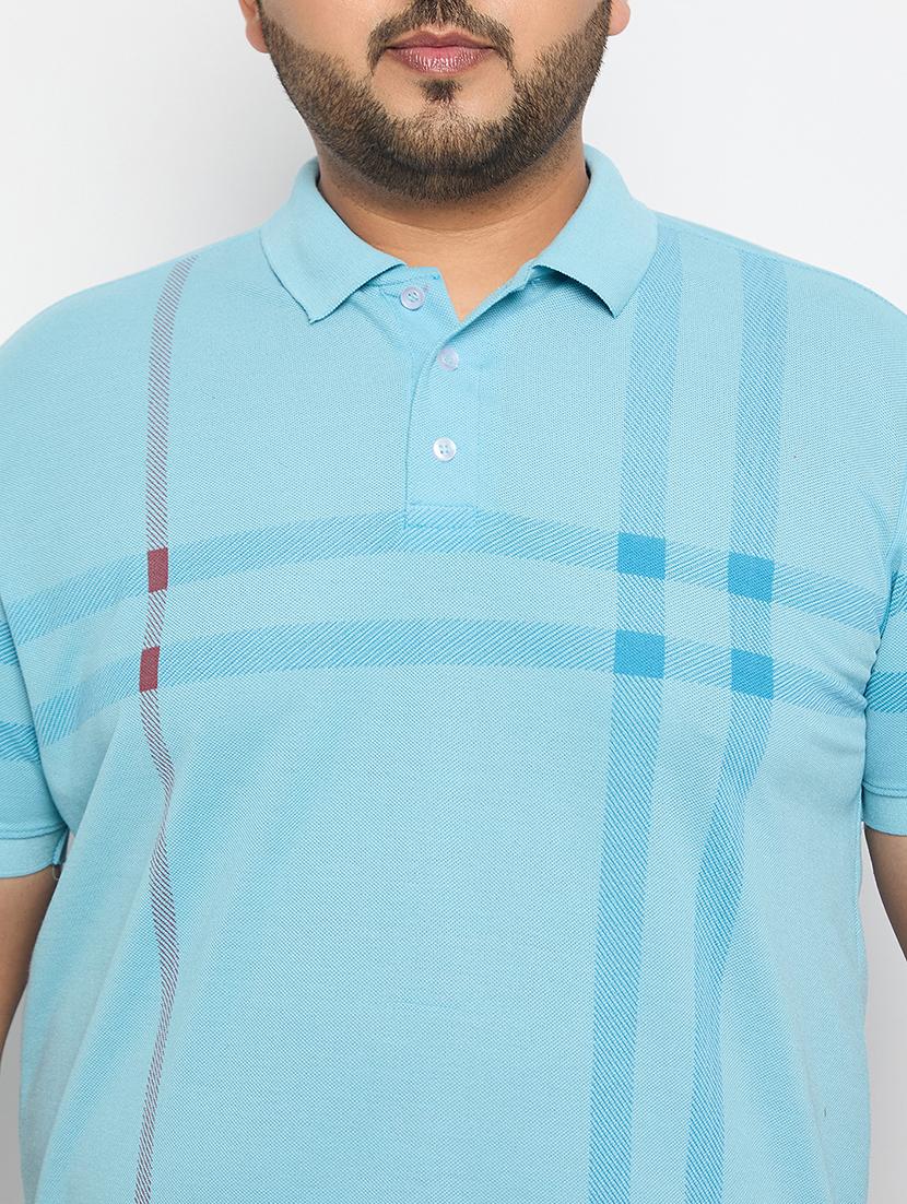men checked short sleeve regular fit polo t-shirt - 21881049 - Standard Image - 3