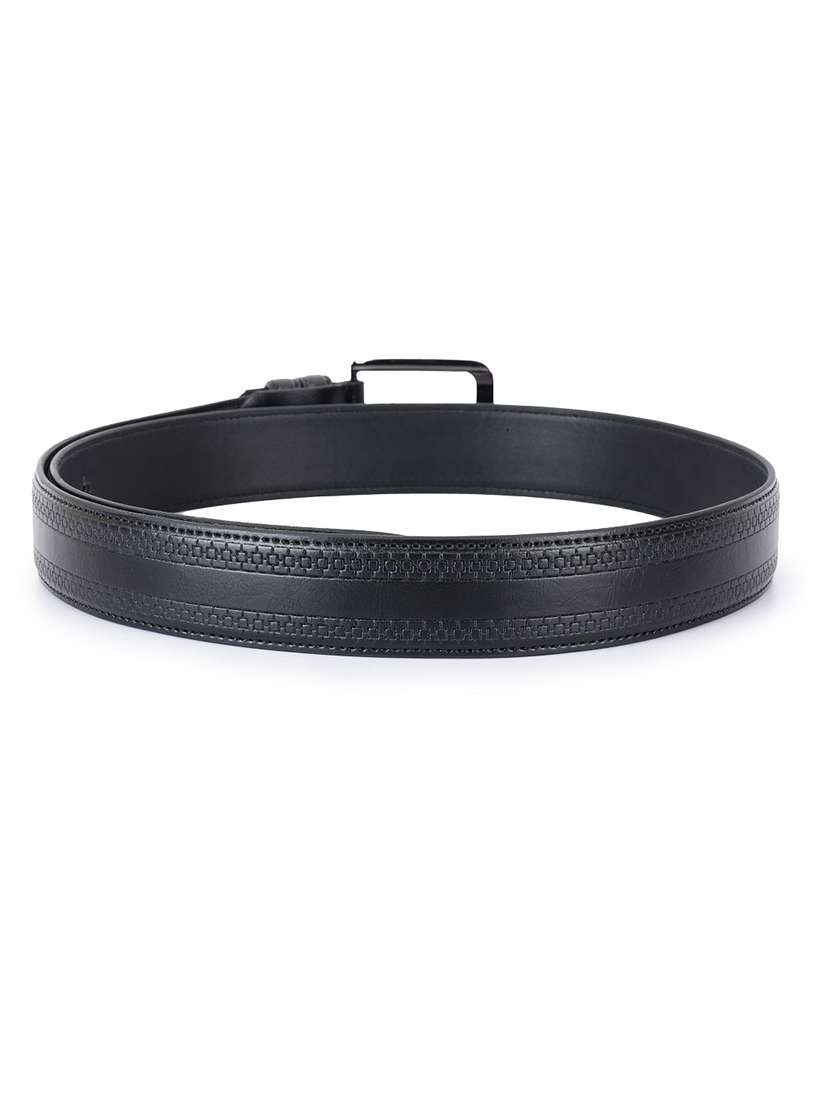men black pin buckle closure belt - 21881230 -  Standard Image - 3