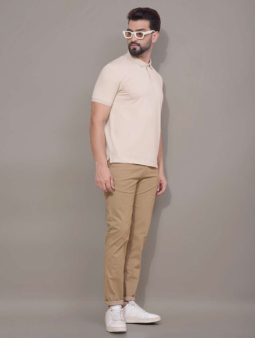 men self design mid rise chinos casual trouser - 21881383 -  Standard Image - 5