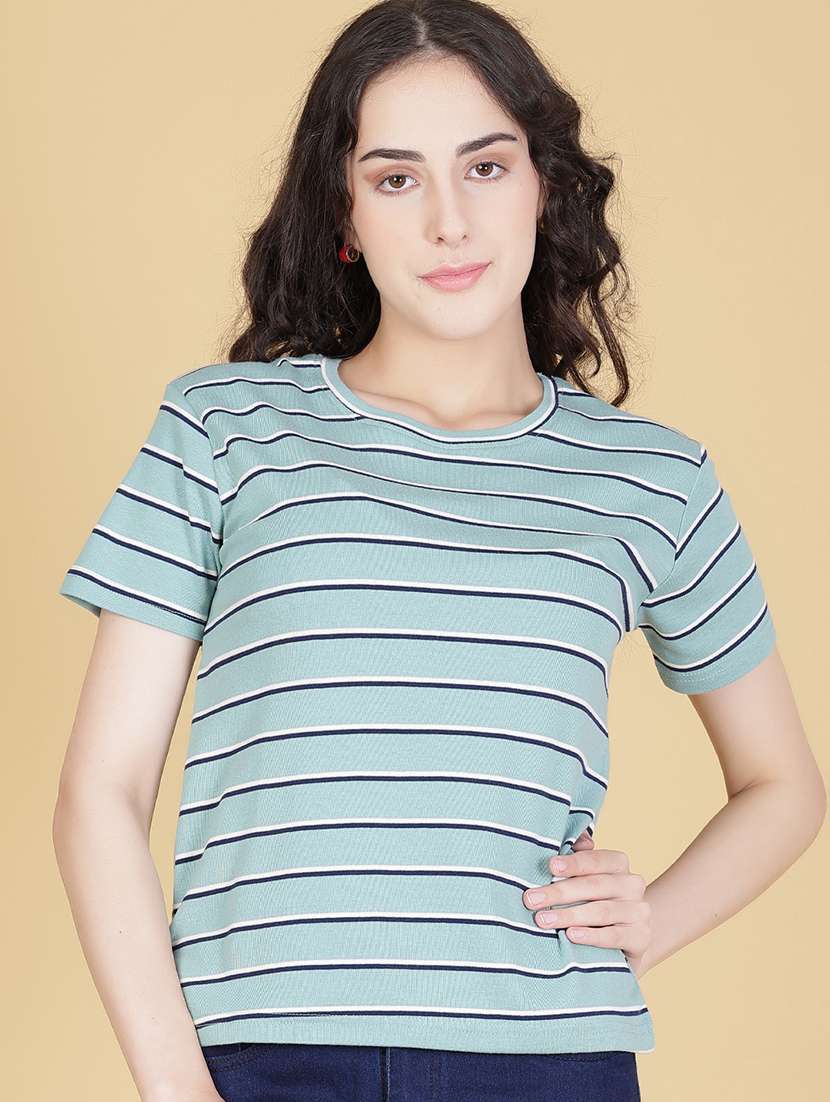 women printed short sleeve regular fit t-shirt