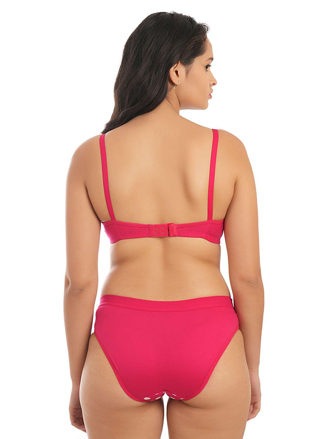 women polka doted bra and panty set - 21881548 -  Standard Image - 3