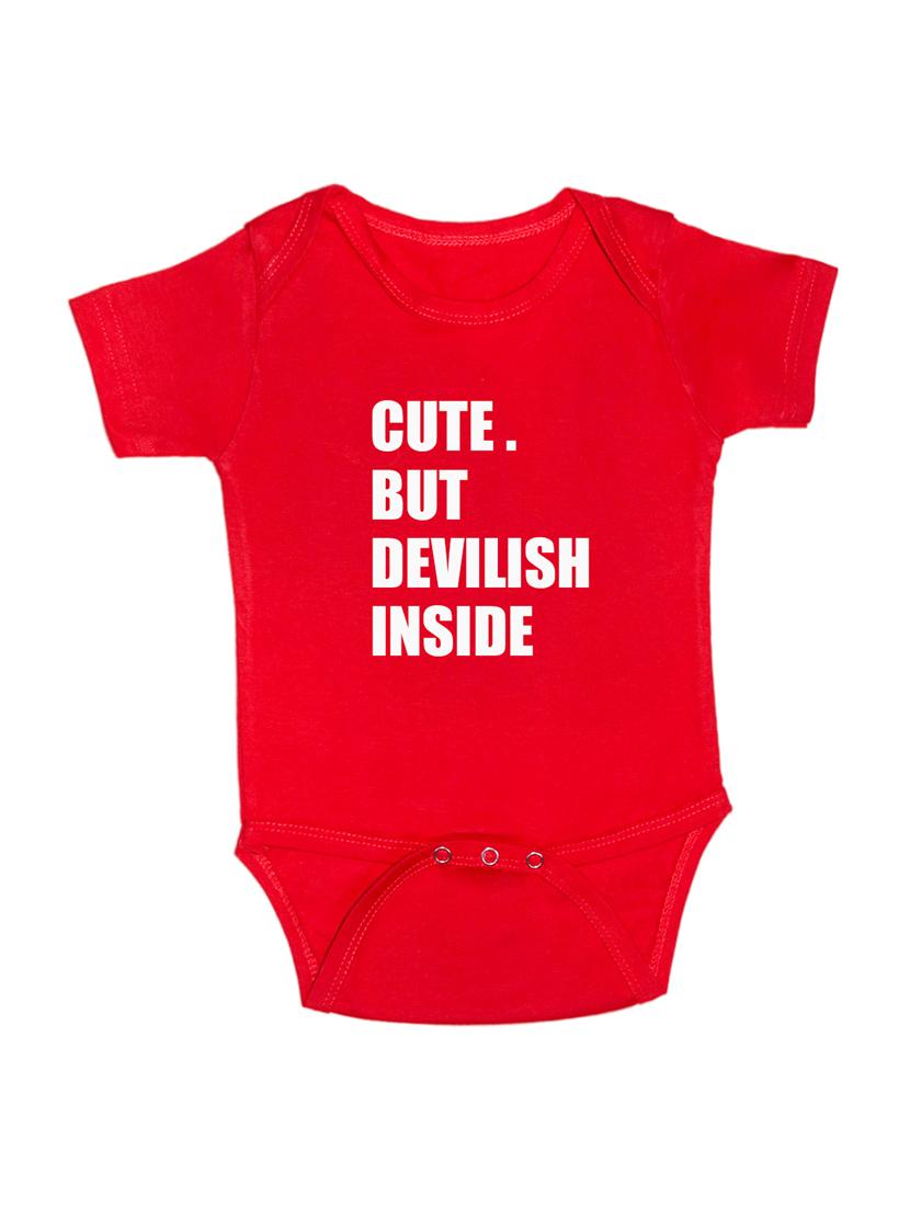 kids typographic short sleeve romper - 21881591 - Zoom Image - 0