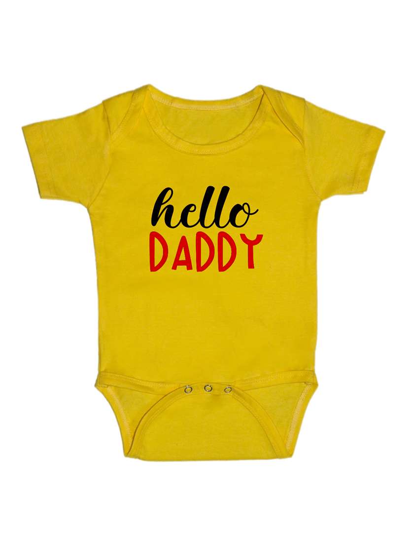 kids typographic short sleeve romper - 21881592 -  Zoom Image - 0