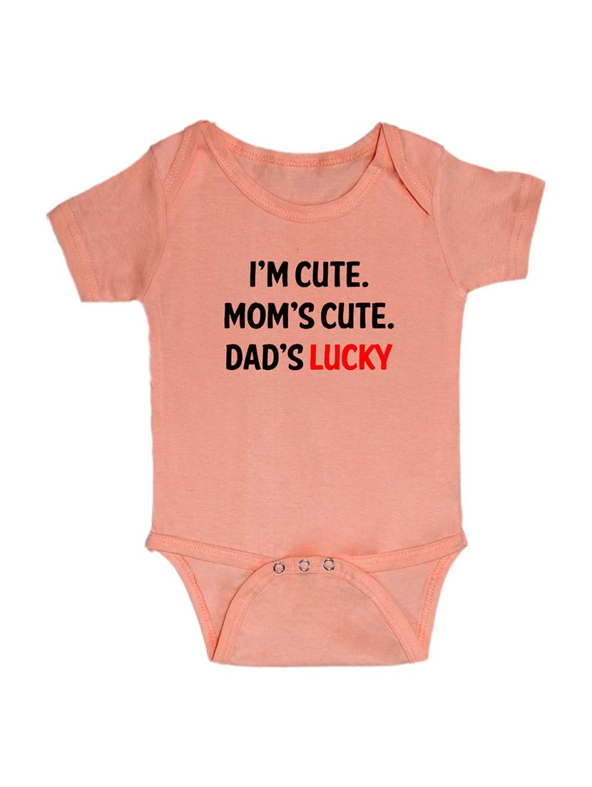 kids typographic short sleeve romper - 21881610 - Zoom Image - 0