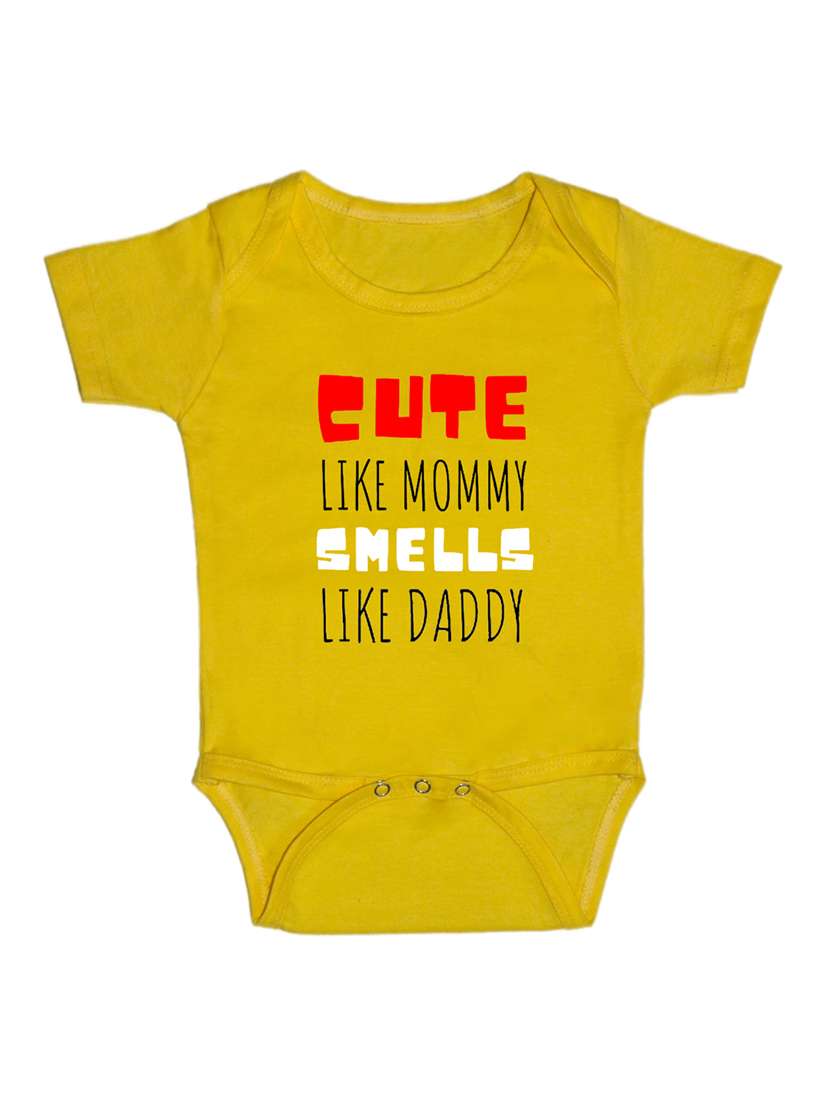 kids typographic short sleeve romper - 21881611 - Zoom Image - 0