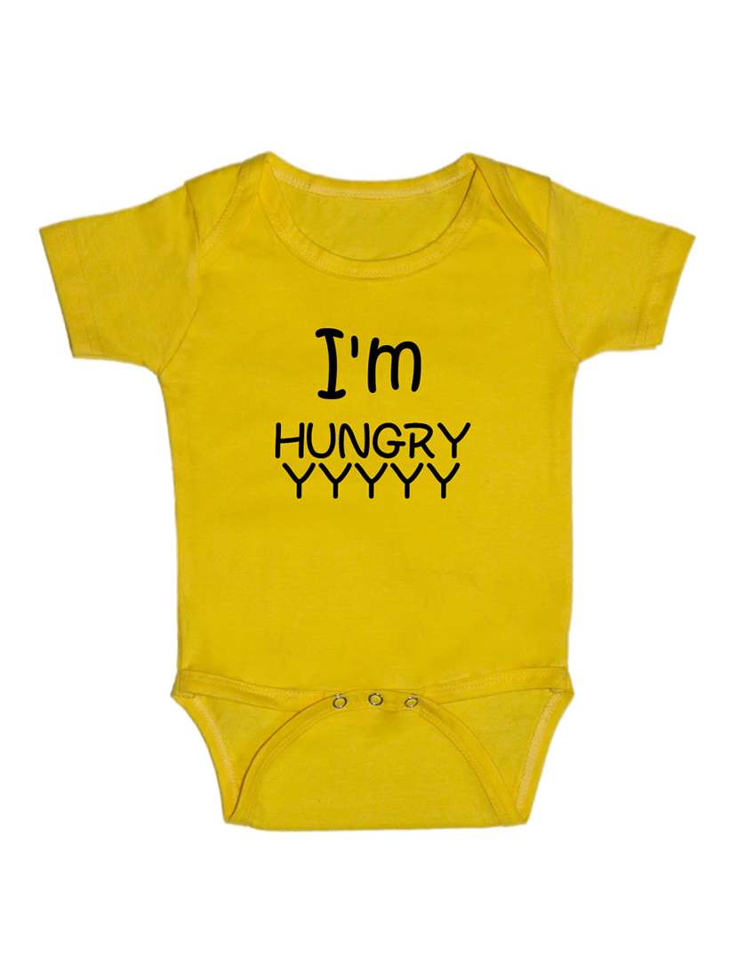 kids typographic short sleeve romper - 21881619 -  Zoom Image - 0