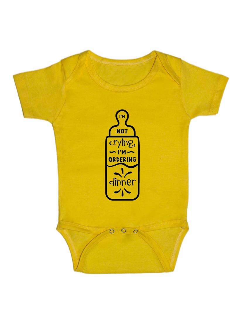 kids typographic short sleeve romper - 21881621 - Zoom Image - 0