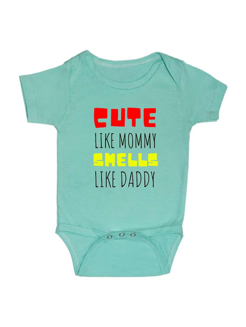 kids typographic short sleeve romper - 21881623 - Zoom Image - 0