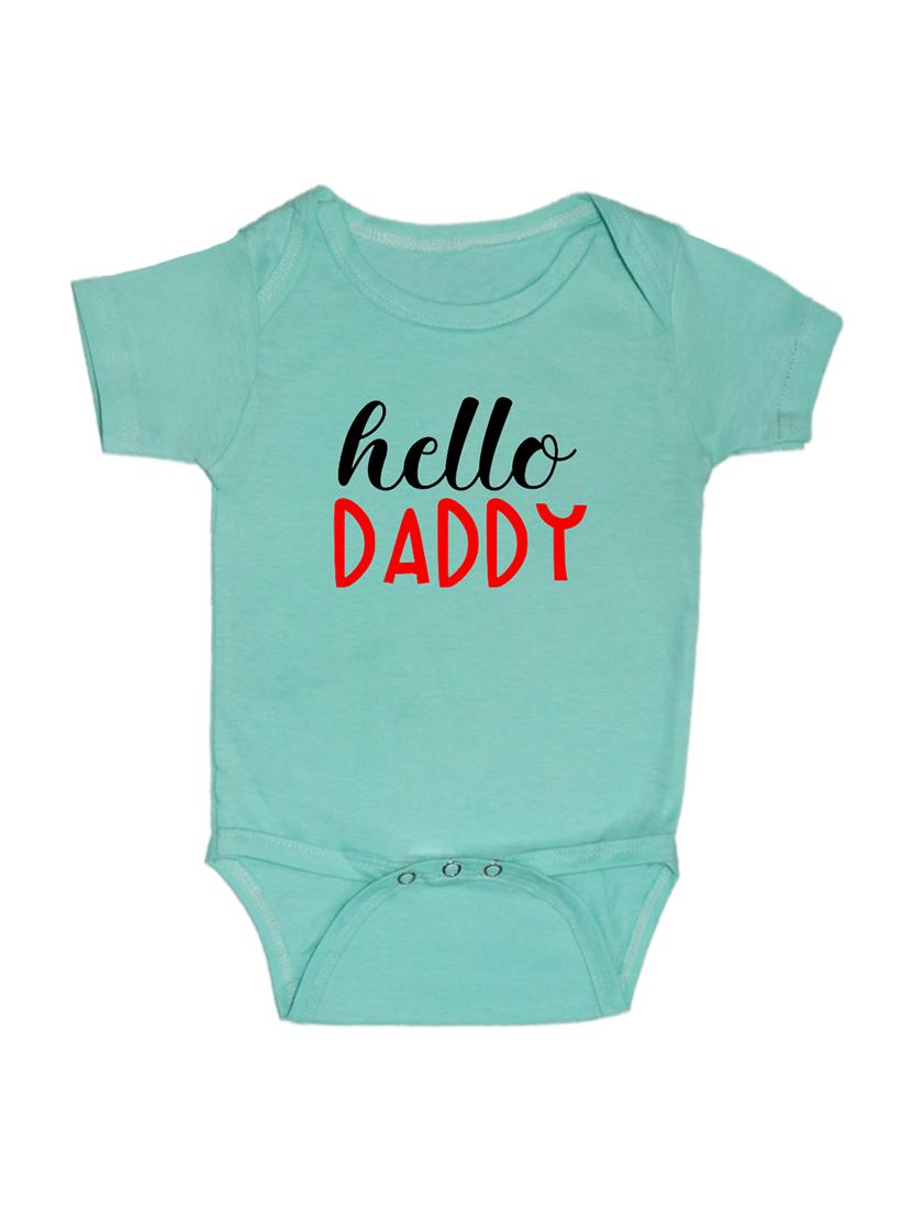 kids typographic short sleeve romper