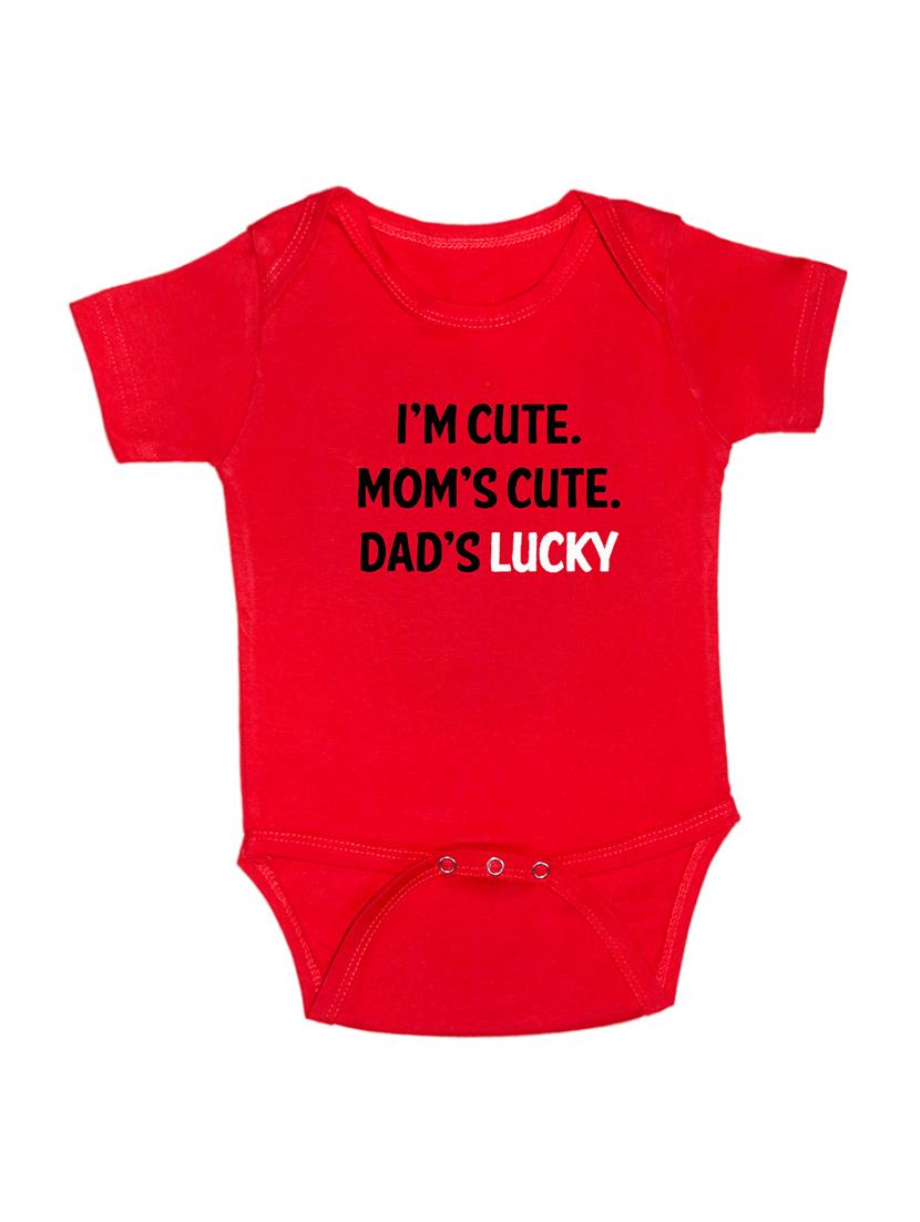 kids typographic short sleeve romper - 21881628 - Zoom Image - 0