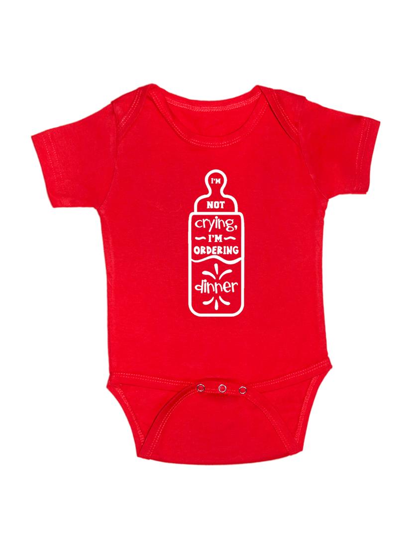 kids typographic short sleeve romper - 21881629 - Zoom Image - 0