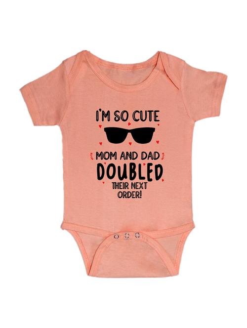 kids typographic short sleeve romper - 21881634 - Standard Image - 0