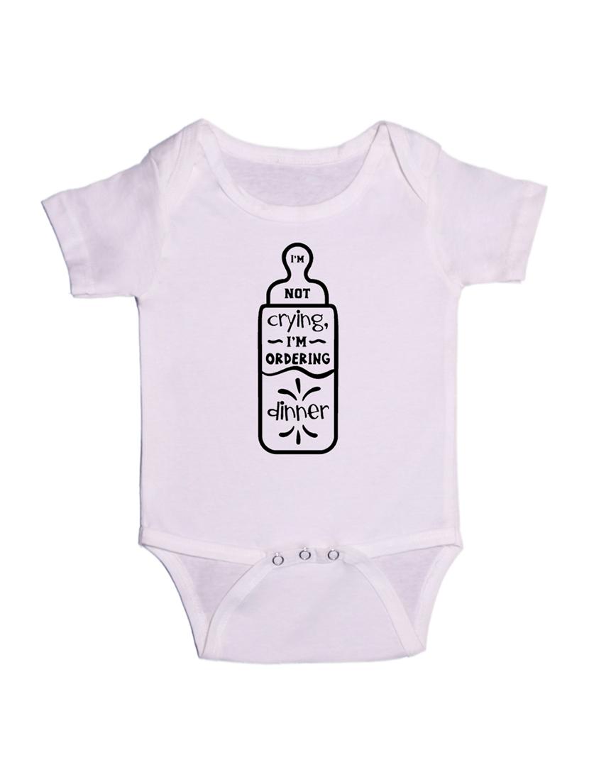 kids typographic short sleeve romper - 21881635 - Zoom Image - 0