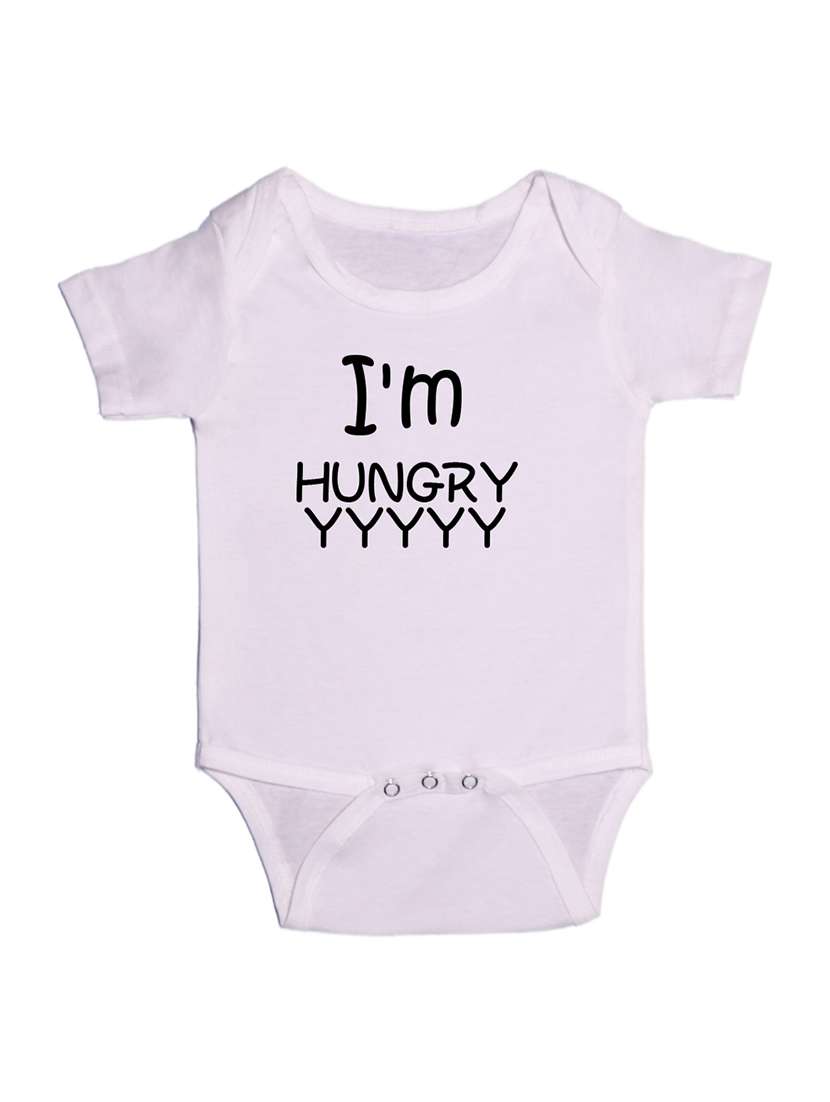 kids typographic short sleeve romper - 21881638 -  Zoom Image - 0