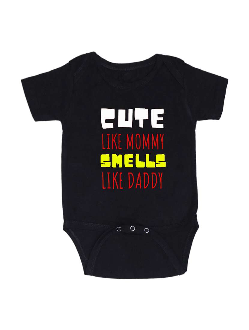 kids typographic short sleeve romper - 21881644 -  Zoom Image - 0