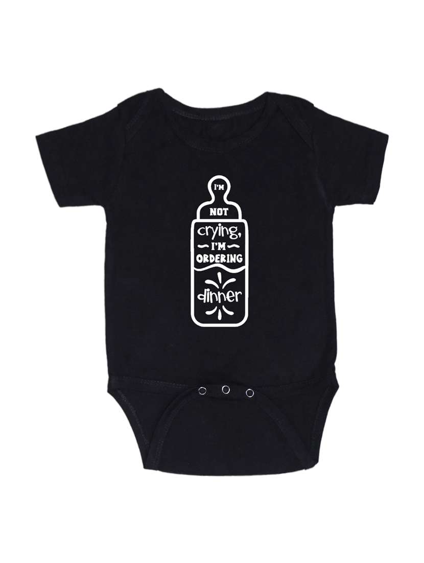 kids typographic short sleeve romper - 21881646 - Zoom Image - 0